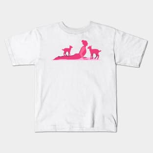 goat yoga Kids T-Shirt